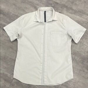 Mens XL Lululemon AthleticaCasual Button Down Shirt with Textured Fabric